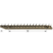 acheter Pièces de rechange jaunes de machine de Babcock Stenter de plat de Pin de barre de goupille de machine de Stenter online manufacture