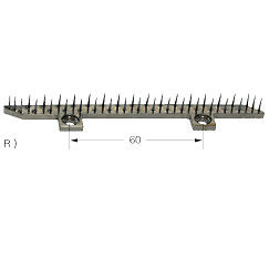 acheter Artos Stenter Machine Pin Bar Bruckner Cuivre Stenter Pièces Pin Plat fabrication en ligne