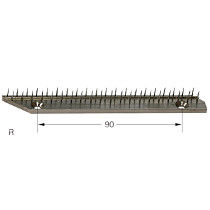 acheter Bruckner Stenter Machine Pin Bar Pin Plate Nickel Plating Stenter Pièces de rechange online manufacture