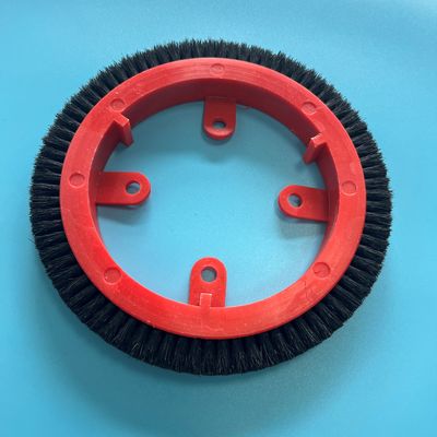 acheter La roue de brosse de Krantz K10 Stenter partie la longévité en nylon de tissu de brosse de cheveux de noir en plastique rouge de corps online manufacture