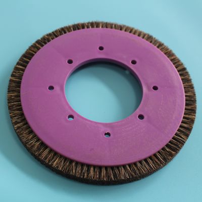 acheter La roue de brosse en plastique de pièces de machine de Stenter de cheveux de porc de poil de corps a adapté aux besoins du client online manufacture