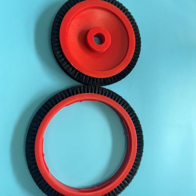 acheter Pièces de machine de Monforts Stenter grandes et petite taille standard rouge de cheveux noirs de roue de brosse online manufacture