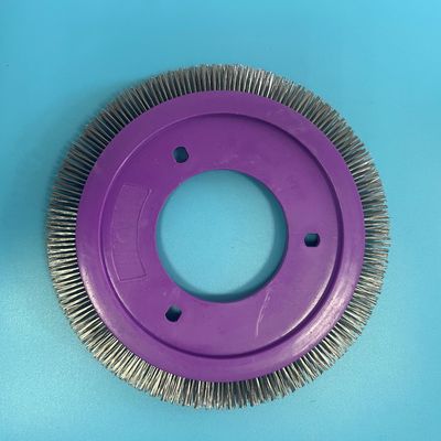 acheter Roue de brosse spéciale de corps de pourpre de pièces de machine du LK Stenter de fil en plastique d'acier inoxydable online manufacture