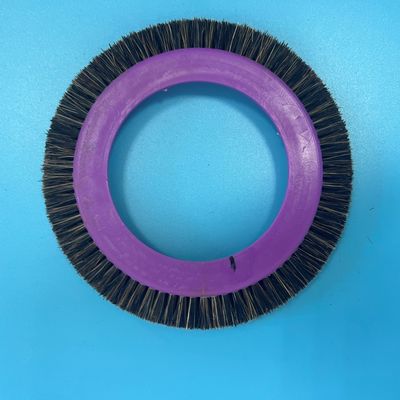 acheter Cheveux en nylon noirs de corps en plastique de pourpre de roue de petite brosse de pièces de machine de Bruckner Stenter online manufacture