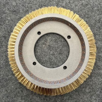 acheter 774 Type Pinceau roue Stenter Parties de la machine Diamètre intérieur 100 mm Ss fil de fer de poil en cuivre online manufacture