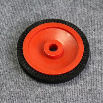 acheter Monforts Stenter Parties de la machine Petite brosse roue rouge Corps en plastique Noir Brille 22 mm Dia interne fabrication en ligne