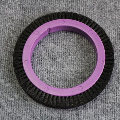 acheter Parties de machines de finition de stenters roue de pinceau Stentex 122mm Dia Noir Brille Purple Corps en plastique de bonne qualité online manufacture