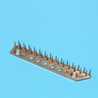 Parties de la machine de finition de tissus LK Stenter Pin Bar Pin Plaque nickel Plating surface Matériau de cuivre