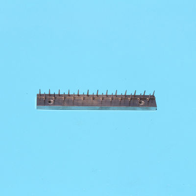Parties de la machine textile Krantz Stenter épingle bar épingle plaque de 57 mm Centre de la distance nickel Plating plaque de laiton