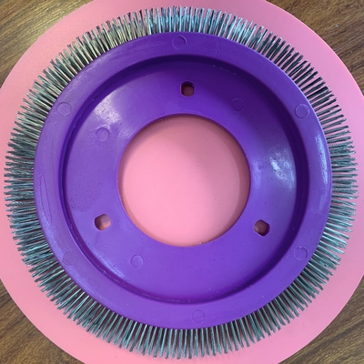 Stenter Machine Parts Lk Stenter Brush Purple Plastic Body Stainless Steel Material Hair 3 installation holes